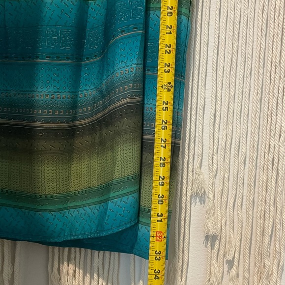 Vintage Beachy Dressy Casual Dinner Skirt Sz 12 - Picture 5 of 6